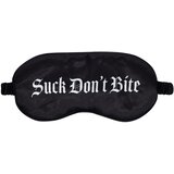 Jao! - satenska maska za oči s natpisom "Suck Don't Bite" (crna) Cijene
