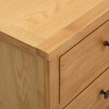  Komoda s ladicama 80 x 35 x 75 cm od masivne hrastovine | Eponuda.ba