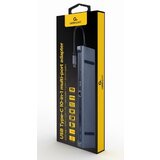 Gembird A-CM-COMBO10-01 USB Type-C 10-in-1 multi-port adapter(USB hub+HDMI+VGA+PD+card r+LAN+3.5mm) | ePonuda.com