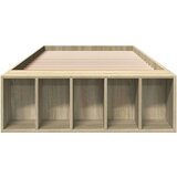  Okvir za krevet boja hrasta 90 x 190 cm od konstruiranog drva | shoptok.hr