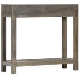  Konzolni stol sivi 86 x 30 x 76 cm od masivnog drva manga | shoptok.hr