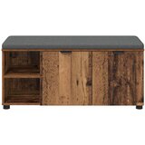  Klupa za hodnik s jastukom Staro drvo 100 x 38 x 46 cm | shoptok.hr