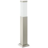 Stupić s utičnicom 50 cm od nehrđajućeg čelika IP44 Srebrna | Shoptok.si