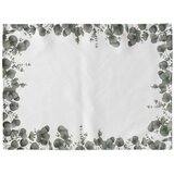 Hermia set podmetača za sto eucalyptus, 4 komada, sivo-beli Cene
