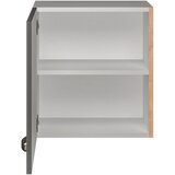 XXXL Kuhinjska Zgornja Omarica Shadow, Siva, Barva Hrasta | Shoptok.si