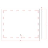 Linni ogledalo 8030-H LED 100*80 | Eponuda.com