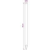  Ograde 15 kom. Zelena 60 cm Masivna borovina | shoptok.hr