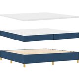  Podna opruga s madracem Tamno siva 90x190 cm Plava 200 x 200 cm | shoptok.hr