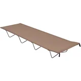za kampiranje 180x60x19 cm tkanina i čelik smeđe-sivi