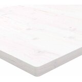  Ploča za stol bijela 90x90x2,5 cm masivna borovina četvrtasta | shoptok.hr