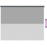  Vanjska roleta 90% blokada UV zraka Svjetlosiva 220 x 230 cm | shoptok.hr