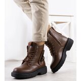 Gemre Brown platform ankle boots Denna | shoptok.hr