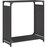  Stalak za drva crni 60x28x65 cm hladno valjani čelik | Eponuda.com