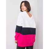 RUE PARIS Sweatshirt-RV-BL-5972.07-white-pink | Shoptok.si