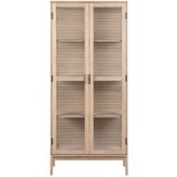 Actona Vitrina v hrastovem dekorju 80x180 cm Linley – | Shoptok.si