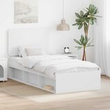  Krevetna konstrukcija Bijelo 100 x 200 cm Čvrsto borovo drvo | shoptok.hr