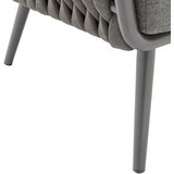 Bessagi Garden lounge garnitura mila, temno siva, 4-Delni set | Shoptok.si