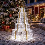  Božićne svjetleće kutije na slaganje 250 LED lampica - Hladna bijela | shoptok.hr