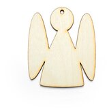  Leseni okraski za decoupage za obešanje - Angel (leseni proizvodi za) | Shoptok.si