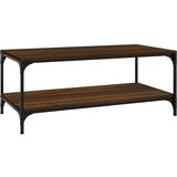 The Living Store Klubska mizica rjavi hrast 80x50x40 cm inženirski les - Klubska Mizica, (21421433) | Shoptok.si
