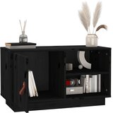 TV ormarić crni 70 x 34 x 40 cm od masivne borovine | shoptok.hr