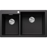 Blanco sudoper PLEON 9 InFino SILGRANIT BAZEN DESNO, bez dalj. upr. - GRAFIT | shoptok.hr