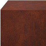 Profil za rubove vrta 10 kom. 100 x 20 x 5 cm Otporni čelik Rđa Slike