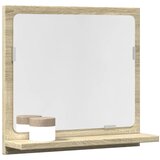 Maison Chic Kopalniška omarica - Kopalniški kabinet z ogledalom sonoma hrast 40x11x37 cm, (21794436) | Shoptok.si