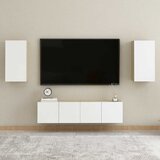 TV ormarić bijeli i hrast 30,5 x 30 x 60 cm konstruirano drvo | shoptok.hr