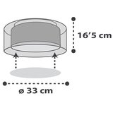 Dalber 41416E - Dečije plafonsko svetlo CLOUDS 2xE27/60W/230V sivo | Eponuda.com