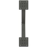 vidaXL noge za jedilno mizo x-oblika 2 kosa antracit 60x(72-73) cm | Shoptok.si