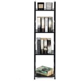 Modern Home LOFT polica za knjige, 4 razine, crna | shoptok.hr