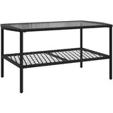 4-dijelni set vrtnih sofa od poliratana s jastucima crni | shoptok.hr