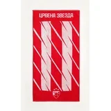 Plažni peškir crvena zvezda dve pruge