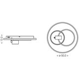 Brilagi UNITY LED stropno svetlo, prigušiva LED/60W/230V + 1xGU10/3W bela/crna + daljinski upravljač | Eponuda.com