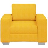 SOFA fotelja svijetložuta 100x77x82 cm korduro tkanina | Shoptok.si