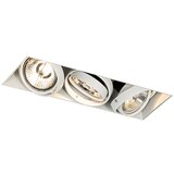 QAZQA Vgradni reflektor bel GU10 AR70 trimless tri-light - Oneon Cene
