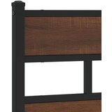  Okvir kreveta bez madraca s uzglavljem boja hrasta 150x200 cm | shoptok.hr