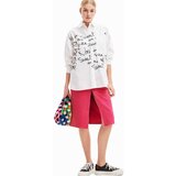 Desigual Bluza 'CAM PARUGIA' črna / bela | Shoptok.si