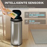  Kanta za otpad 42L senzorska meko zatvaranje nehrđajući čelik | shoptok.hr