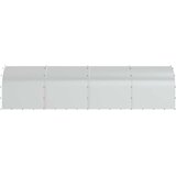  Kokošinjac Srebrna 800 x 200 x 200 cm Pocinčani čelik | shoptok.hr