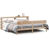 Maison Chic Posteljni okvir - Dvoposteljna postelja - Zakonska postelja brez vzmetnice 180x200 cm trdna borovina-J3360, (21776948) | Shoptok.si