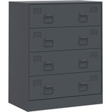 Maison Chic Komoda - Predalnik antracitna 67x39x83 cm jeklo, (21715987) Cene