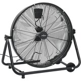 vidaXL industrijski bobnasti ventilator 60 cm 180 W črn cene