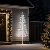  LED božićno drvce Bijela Čelik 196 LED lampica | shoptok.hr