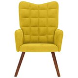  Stolica za opuštanje žuti baršun | shoptok.hr