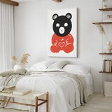  Slika - Thoughtful Bear (1 Part) Vertical 80x120 Na talijanskom platnu | shoptok.hr