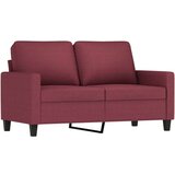  3-dijelni set sofa s jastucima crvena boja vina od tkanine | shoptok.hr