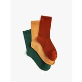 Koton 3-Piece Basic Socks Set Multicolored cene