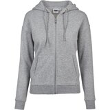 Urban Classics Women's classic gray zippered hood | Shoptok.si